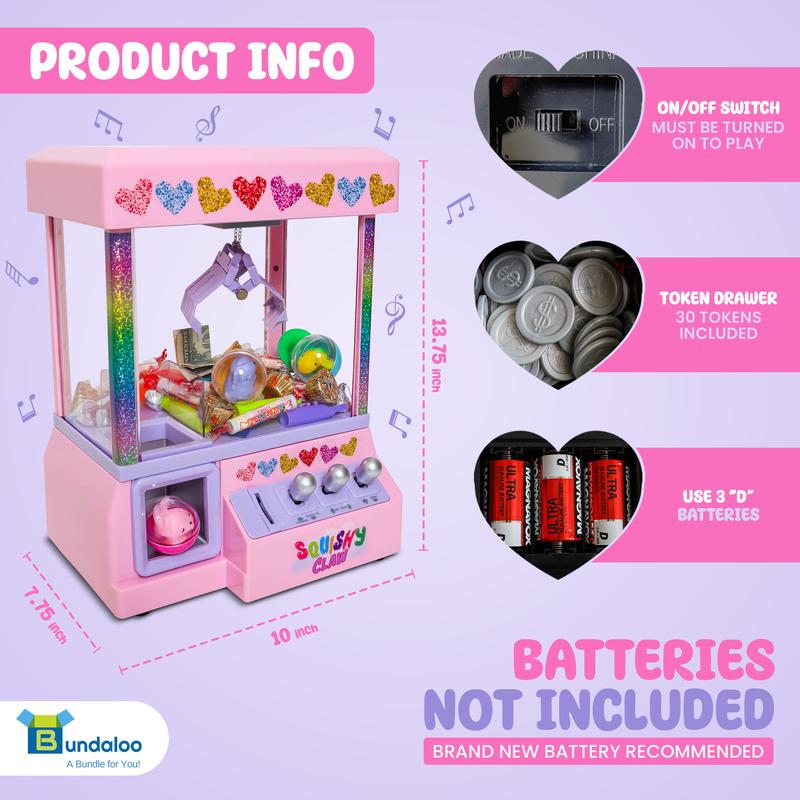 Bundaloo Squishy Claw Machine Arcade Game