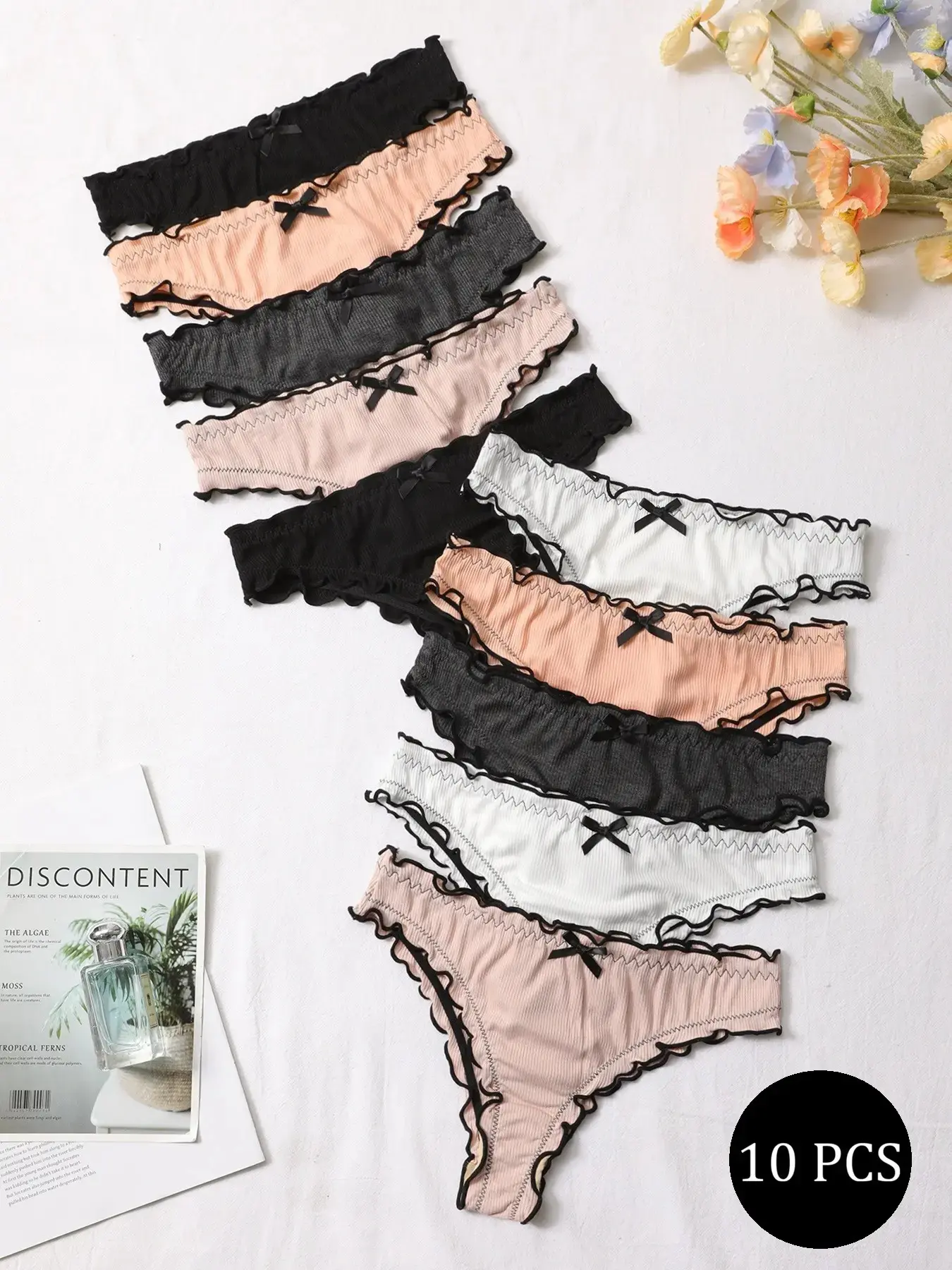 Women's Underwear Set, Breathable Fabric, Comfortable Fit, S-Xxl Sizes Available, Ideal for Daily Wear & Various Occasions, Soft Breathable Fitted Knicker Panties, Casual Comfy Panty