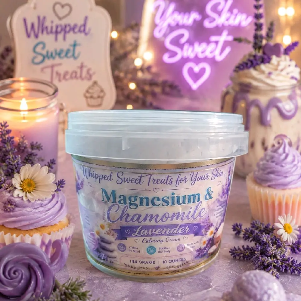 Calming Cream with Magnesium, Chamomile and Lavender for Relaxation Support