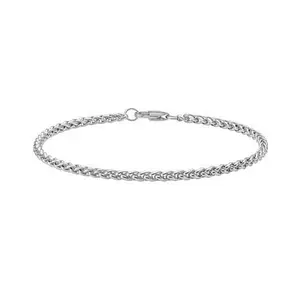 Stately Steel Palma Chain 11" Ankle Bracelet
