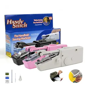 Handheld Portable Electric Sewing Machine, Suitable For Beginners And Adults. Ideal For Quick Home Repairs And Hand Sewing, Easy To Operate At Home, While Traveling, Or For DIY Projects. (Batteries Not Included; Requires Four AA Batteries For Operation)