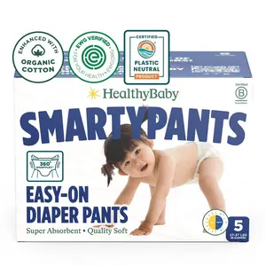 HealthyBaby SmartyPants Disposable Diaper Pants - Size 5 - 38ct