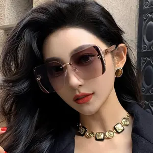 2026 New Arrival Women’s Fashion Rhinestone Sunglasses High-End TikTok Viral Style UV Protection Shades