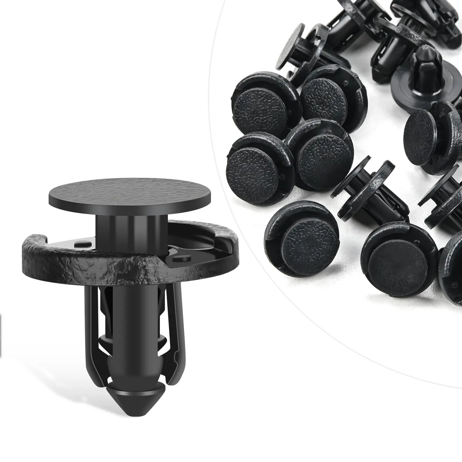 GOOACC 25PCS Push-Type Bumper Clips with Secure Mounting & Snap-In Install, Compatible for Toyota, Lexus (90467-08185) and Nissan Maxima (01553-09611) Automotive Fasteners