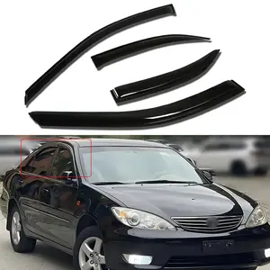 2002-2006 Toyota Camry Classic 4-Piece Window Visors - OEM-Style Acrylic Weather Shield (3M Adhesive, UV/Scratch Resistant, Wind Deflector)