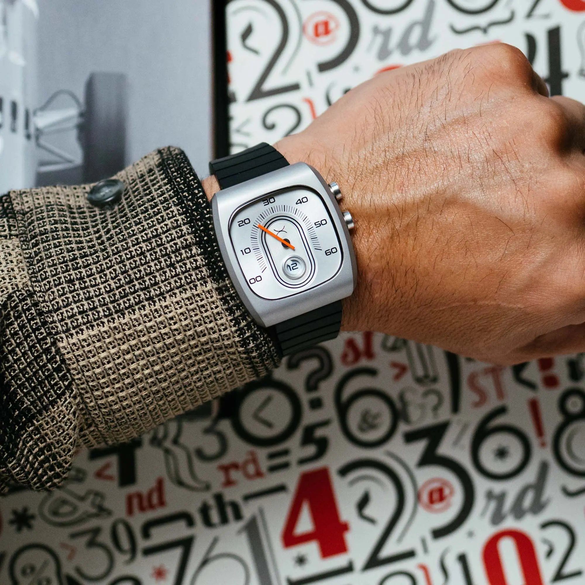 Retroscope Jump Hour Silver Black - TikTok Shop
