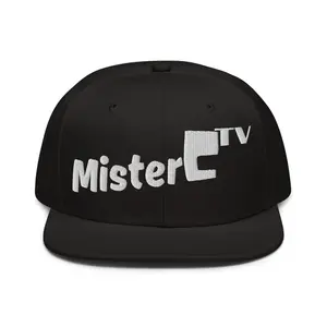 MisterC TV Logo Snapback | Structured Cap | Clean Everyday Style