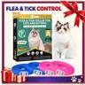 YOTANGO Rubber Cat Flea & Tick Prevention Collars Multi-Pack (4 Collars) - 32-Month Protection, Waterproof, Fashionable, Non-Greasy, Natural Essential Oils Treatment, 19in/48cm Adjustable, Safe & Effective for Cats Kittens blackfridaydeals2026