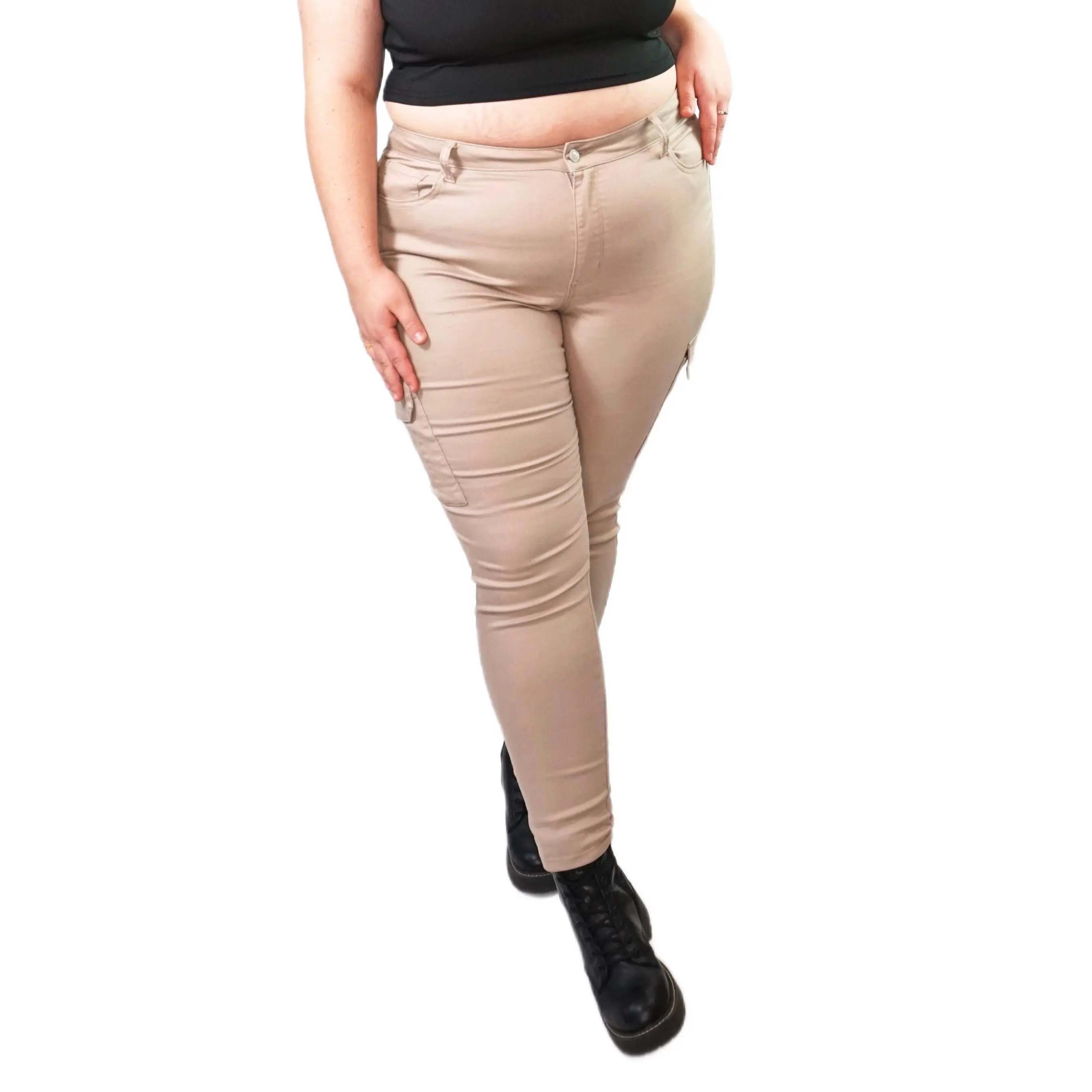 PLUS SIZE SKINNY CARGO