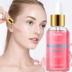 Boosting Essence Serum with Nad+ and Peptide Complex, Promotes Collagen Production, Firming, Improves Sagging and Dullness, Lightweight Fast Absorption, Suitable for All Skin Types