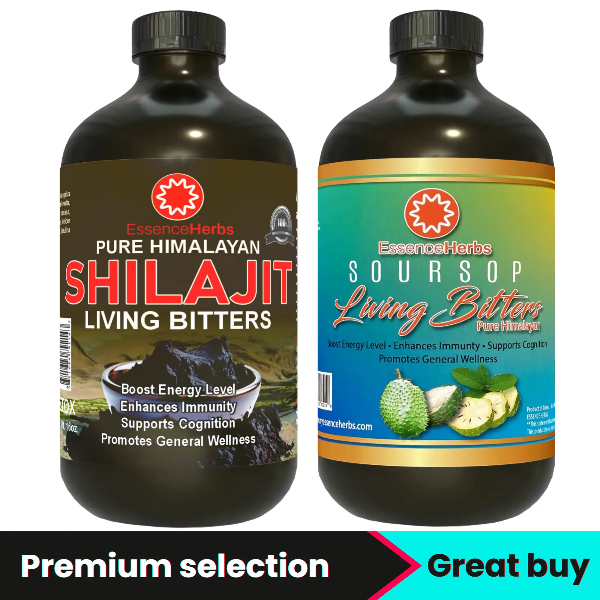 Essence Herbs: Soursop Bitters and Shilajit Bitters