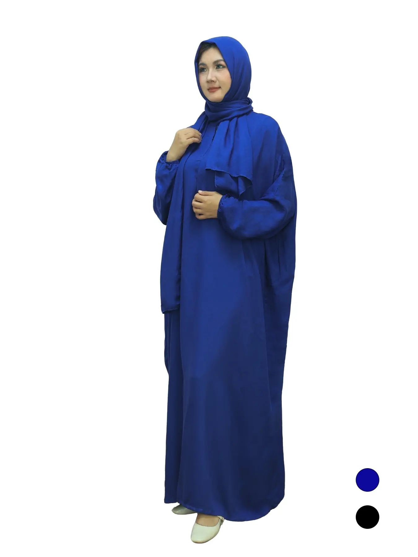 Elegant Plain Muslim Long Dress, Modest Style Dress, Loose-Fit Long Sleeve, Modest One-Piece, Modest Islamic Clothing, Suitable for Daily and Religious Occasions