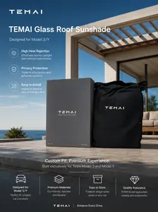 temai Tesla Model 3/Y Roof Sunshade 2020-2024 UV Protection Heat Insulation Cover