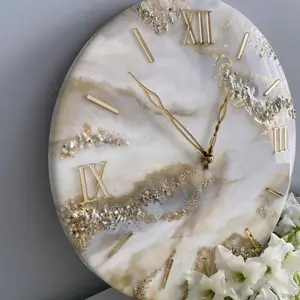 Resin art clock custom your design
