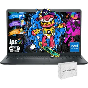 Dell Inspiron 15 Touchscreen Laptop - 15.6" Touchscreen Display, Intel 10-Core i5-1334U(up to 4.6GHz), Intel UHD Graphics, Windows 11 Pro, w/Accessory