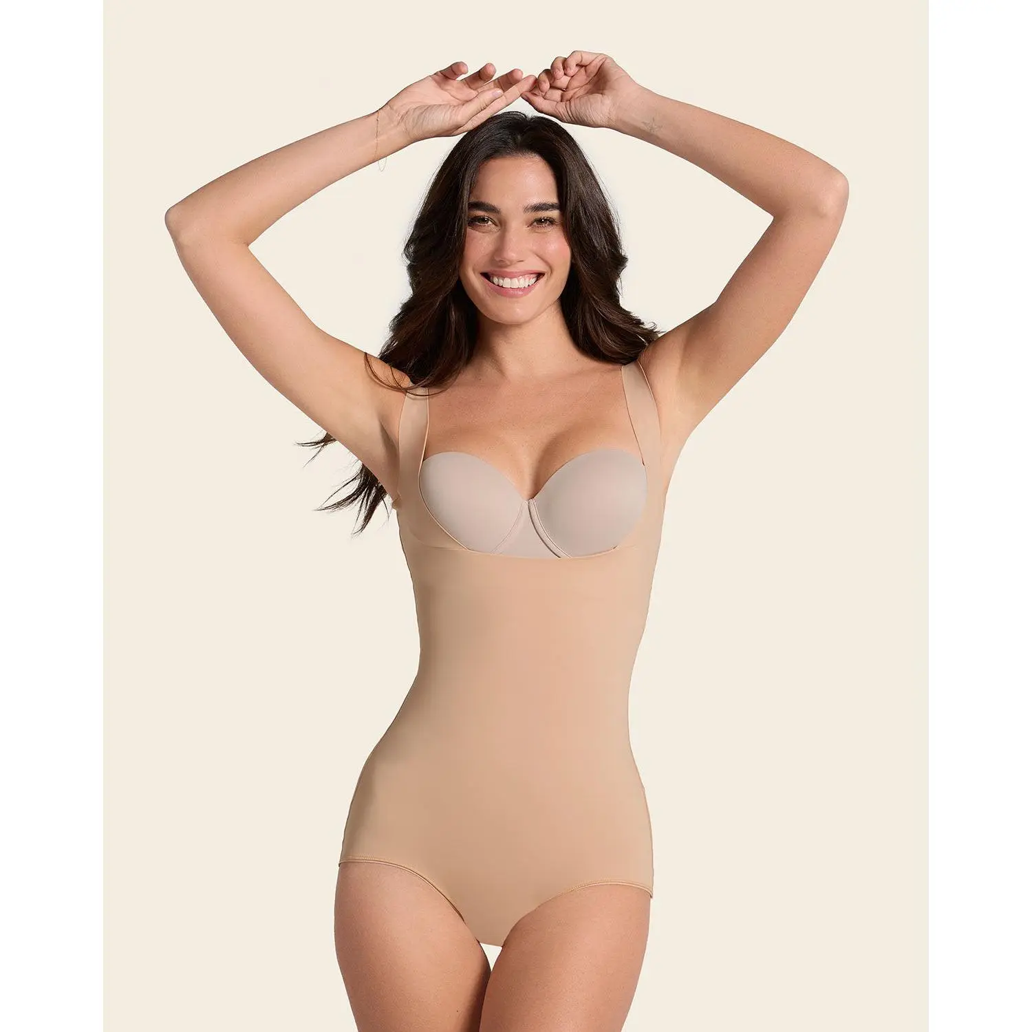 Leonisa Plunge Back Classic Sculpting Body Shaper