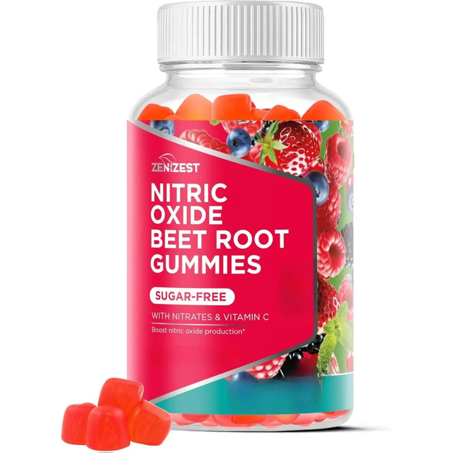 Beet Root Soft Chews – Heart Health & Circulation Support, Nitric Oxide Beet Powder Vitamins, Sugar-Free Gummies for Men & Women