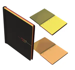 Raybook Fire, 3-Subject Color Notebook, College Ruled, 150 Sheets – Enhance Learning and Creativity with Color-Coded Pages (Yellow, Orange, Red)