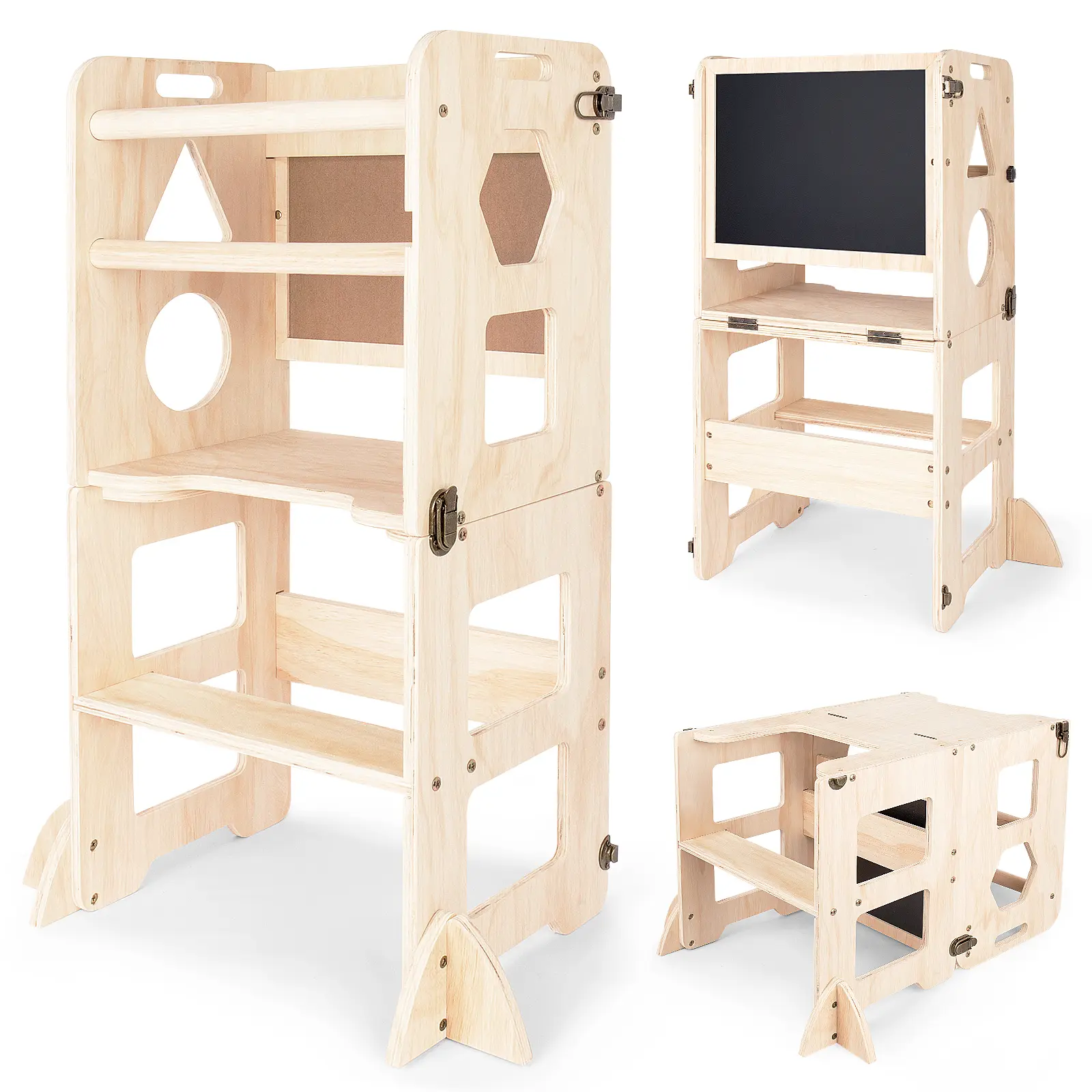 Kids' Kitchen Helper Step Stool - Safe & Easy Access to Countertops - Perfect for Cooking & Baking Activities