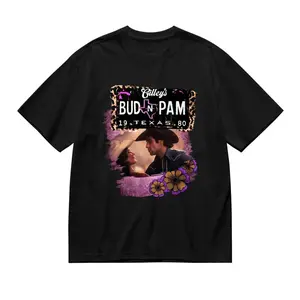 Bud and Pam Gilley's Texas T-Shirt - Urban Cowboy Movie-Inspired Casual Crewneck