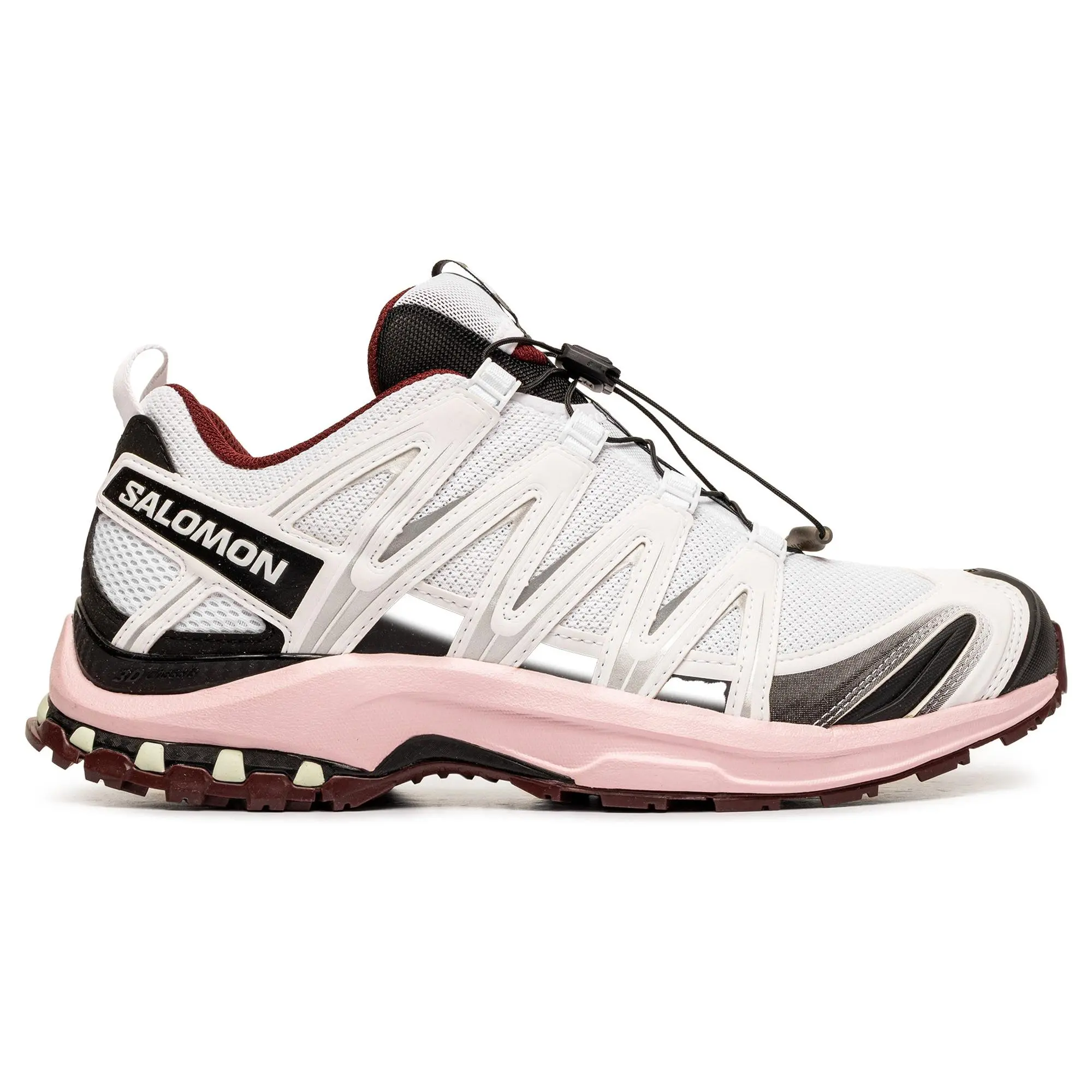 Men's Salomon XA Pro 3D Athletic Casual Trainers - White/Black/Fairy Tale - L47867600, Walking Shoes