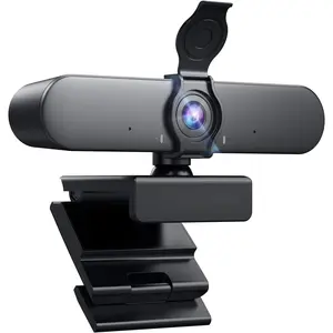 X-WBM07  Full HD 1080P Webcam with Microphone, Auto-Light Balance, Rotatable Design,Privacy Cover, Plug and Play for Zoom, Skype,Web Conferencing - Compatible with Windows, Mac, Laptop, Desktop