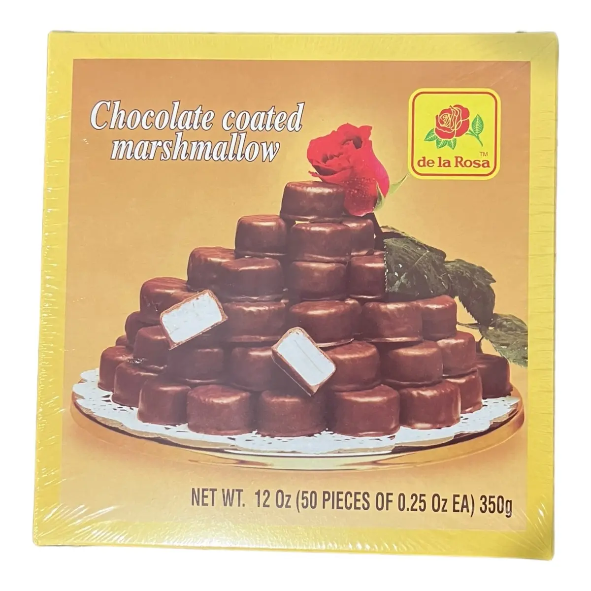 De la Rosa Chocolate Covered Marshmallow Bonbon Candies De la Rosa Chocolate Covered Marshmallow Bonbon Candies