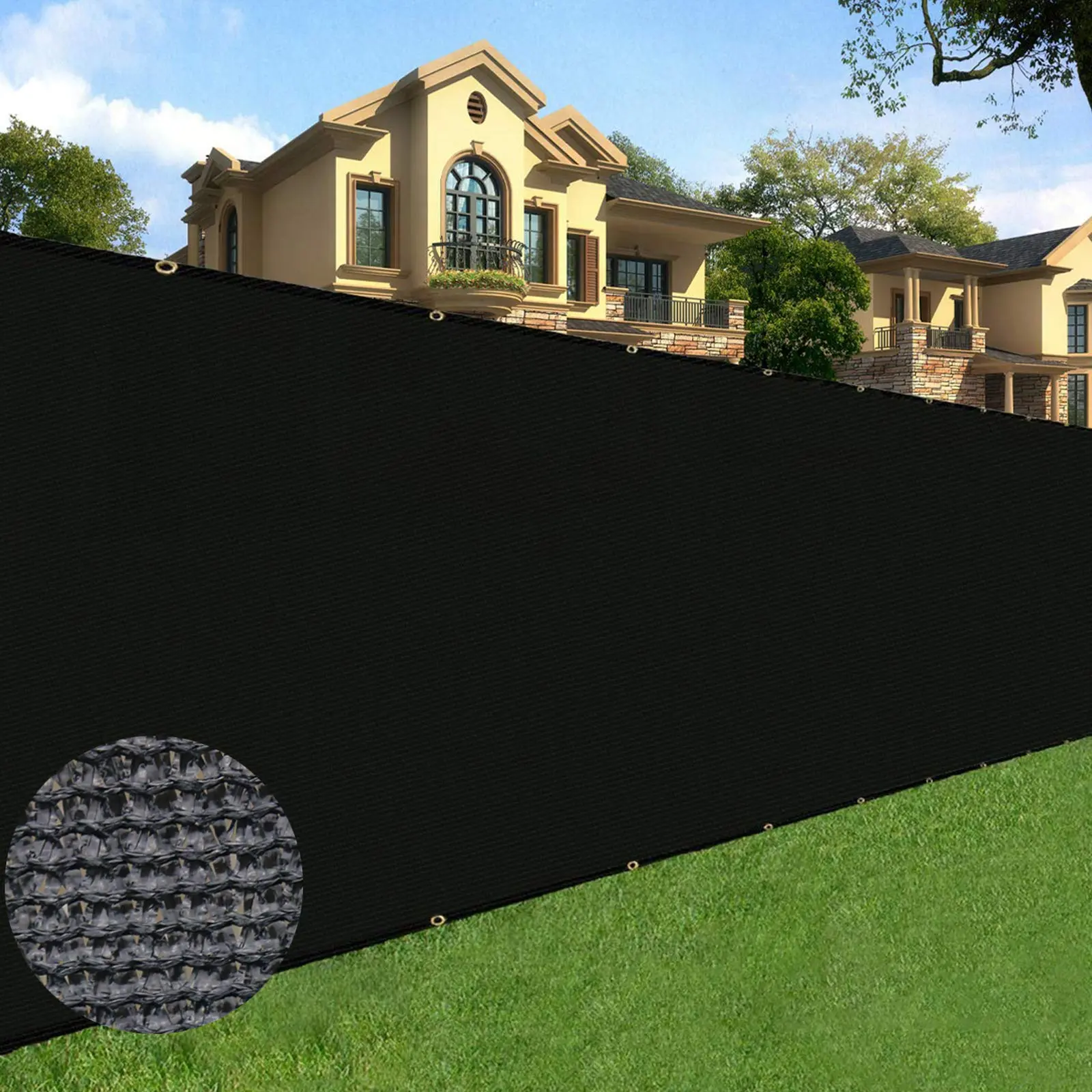 6 feet x 50 feet Privacy Screen Fence Heavy Duty Fencing Mesh Shade Net Cover for Wall Garden Yard Backyard 6 feet x 50 feet Privacy Screen Fence Heavy Duty Fencing Mesh Shade Net Cover for Wall Garden Yard Backyard