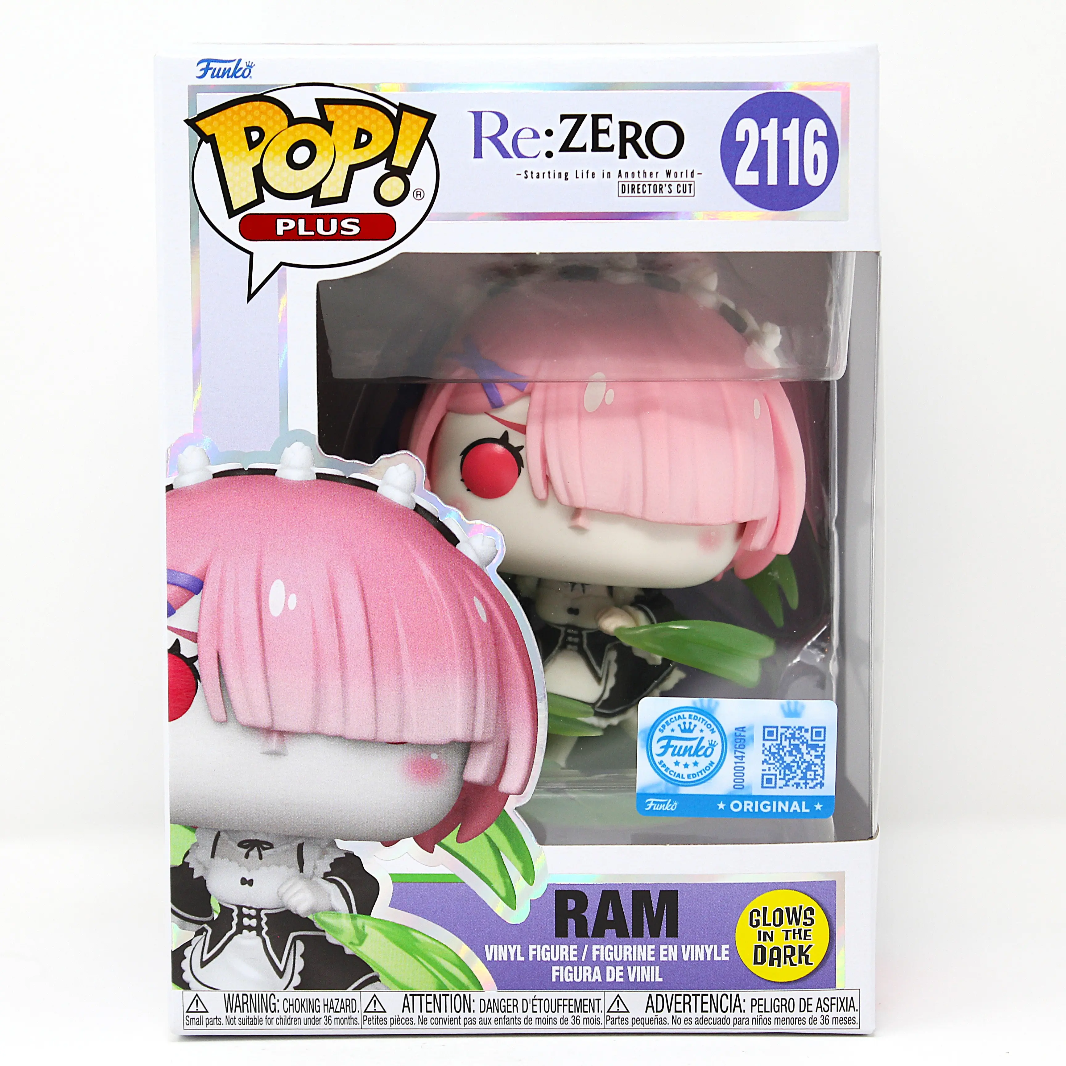 Funko Pop! Re:Zero – Ram #2116 (Glow Exclusive)