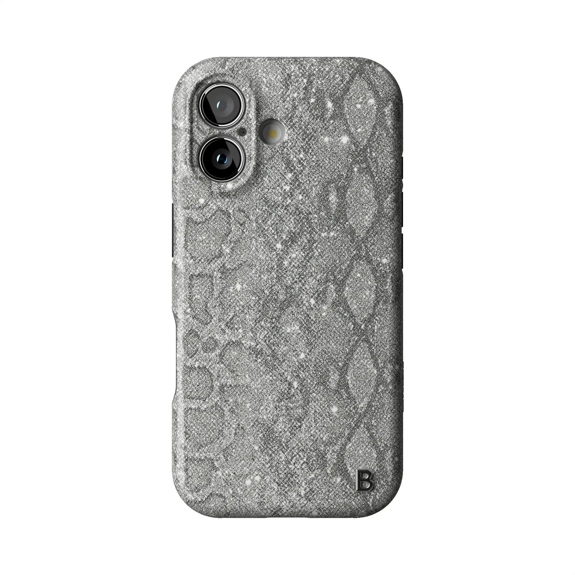Silver Python Statement iPhone Case