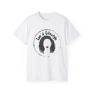 Loc'd Lifestyle T-Shirt: Woman with Dreadlocks Graphic Tee