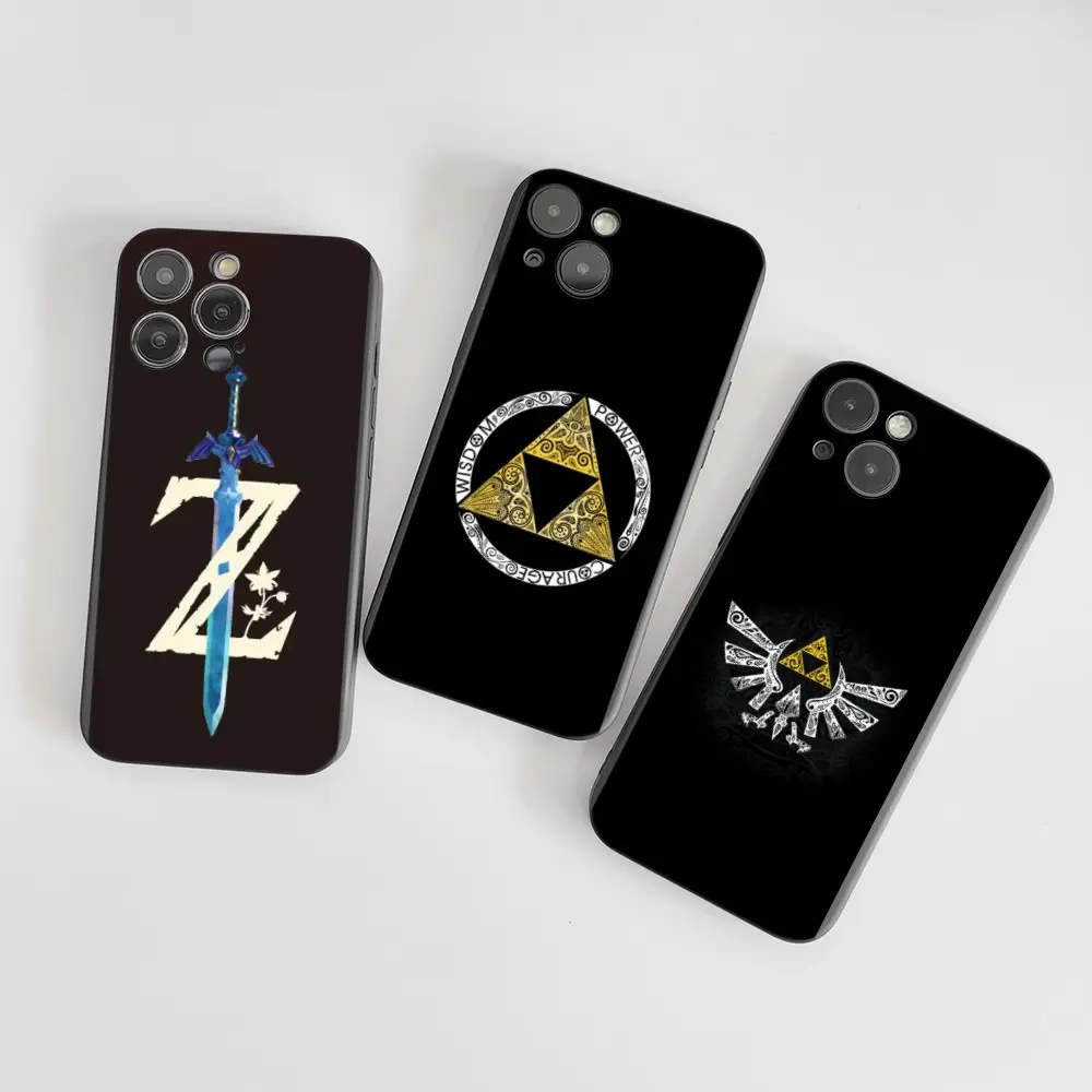 Hot Game Z-Zeldaes Phone Cases For iPhone 17 16 15 14 13 12 11 Promax Pro Air Plus Silicone Soft Shockproof Protective Cover