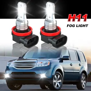 For Honda Pilot 2006 2007 2008-2018 2x LED Fog Light Bulb H11 H8 6000K White Driving Lamps headlight Car Accessories Automotive Truck