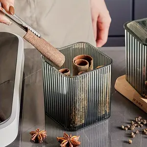 Multi-purpose kitchen sealed canister with lid and spoon. Airtight & rust-proof. Ideal for coffee beans, sugar, tea, salt, spices & candies. Perfect for home & restaurant use.