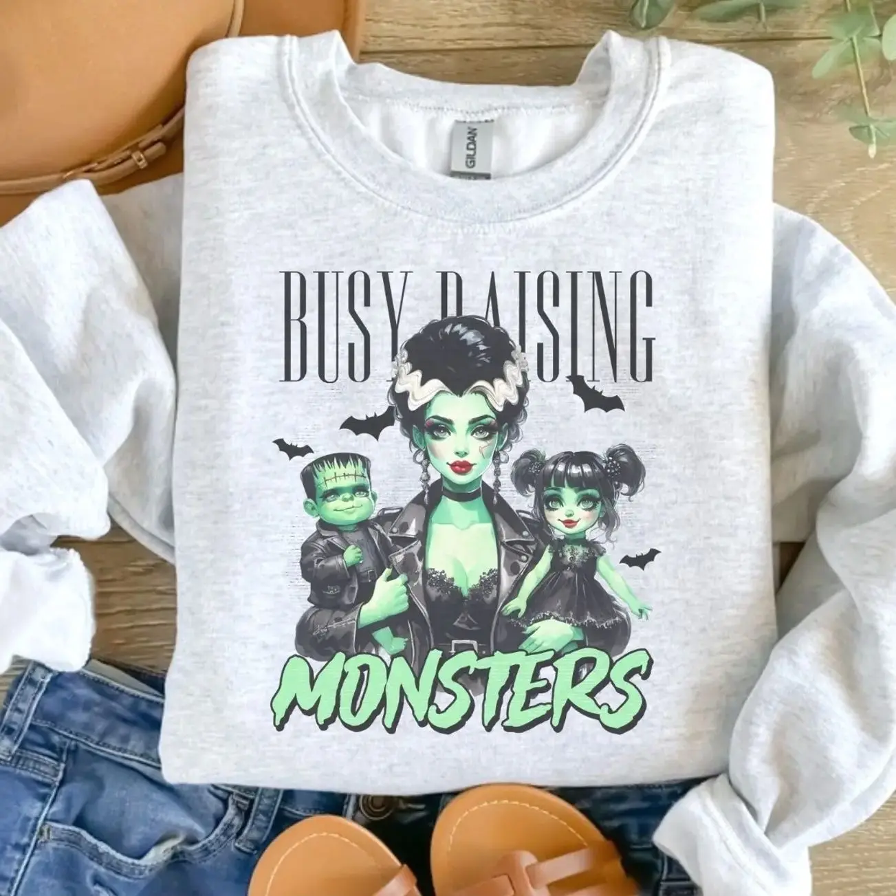 Busy Raising Monsters Sweatshirt