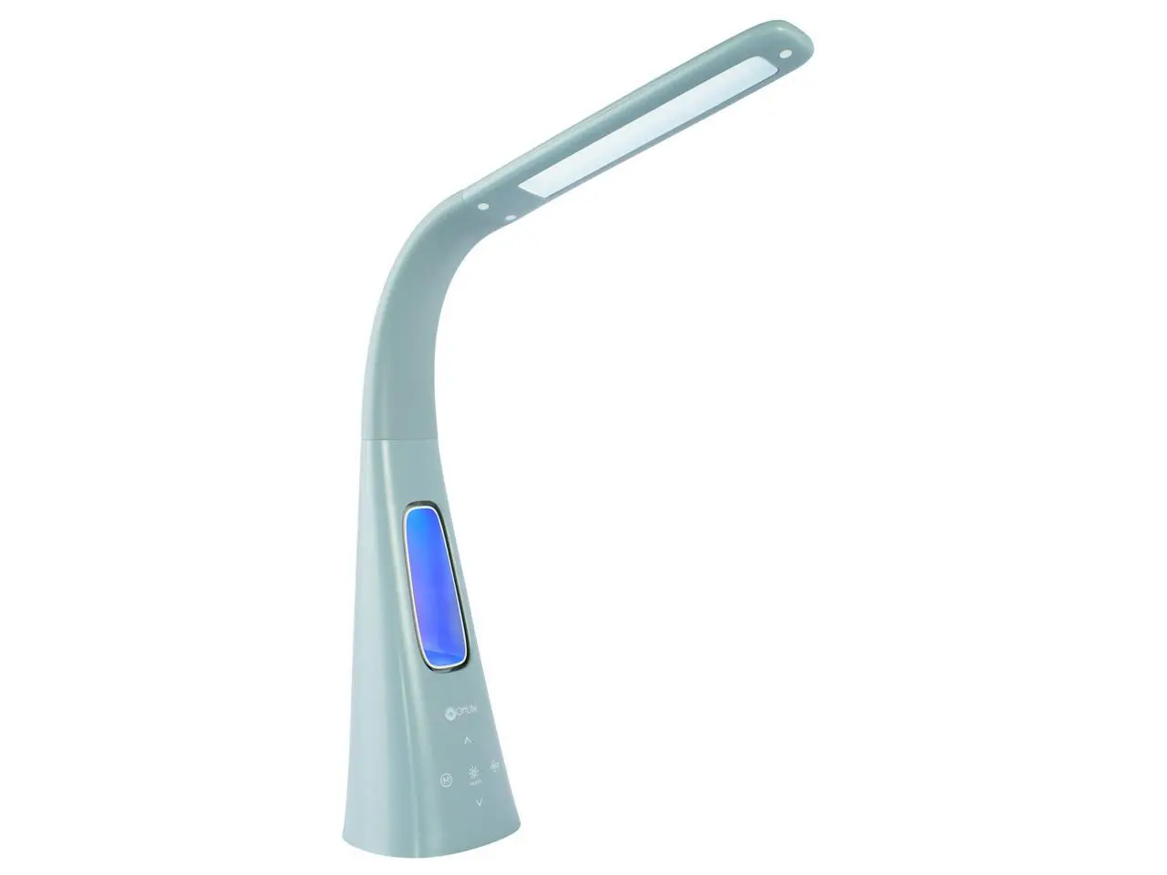 OttLite F261G9-SHPR Cool Breeze Fan Lamp - 15" to 26.5" High - Gray