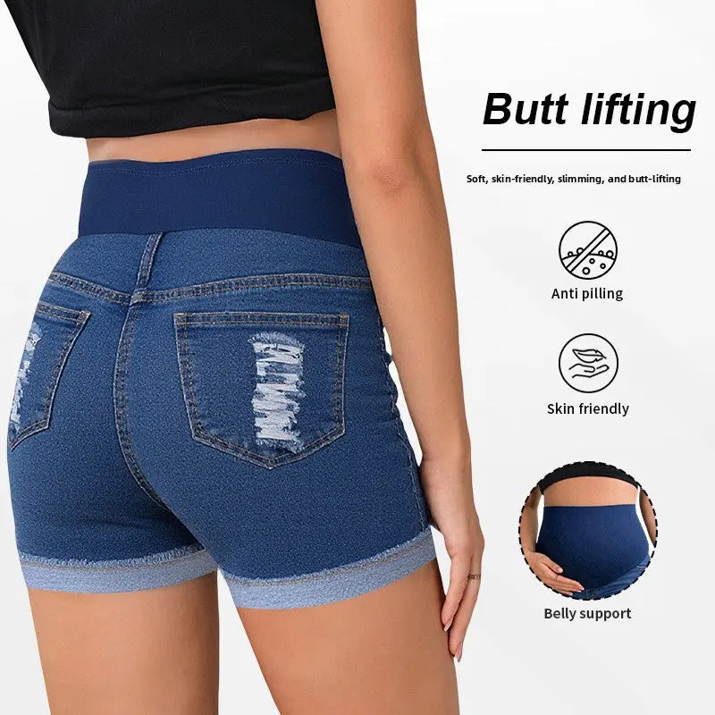 Maternity Denim Shorts