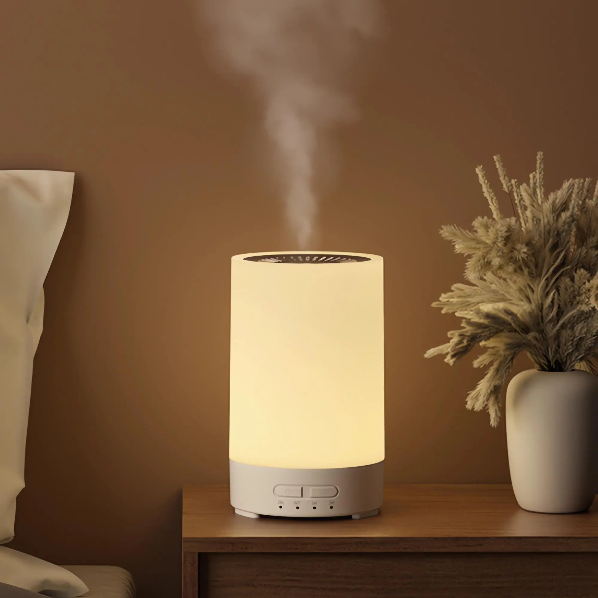 Portable 150ML Aroma Diffuser, USB Powered Essential Oil Diffuser, Desktop Air Humidifier with Night Light for Home Office