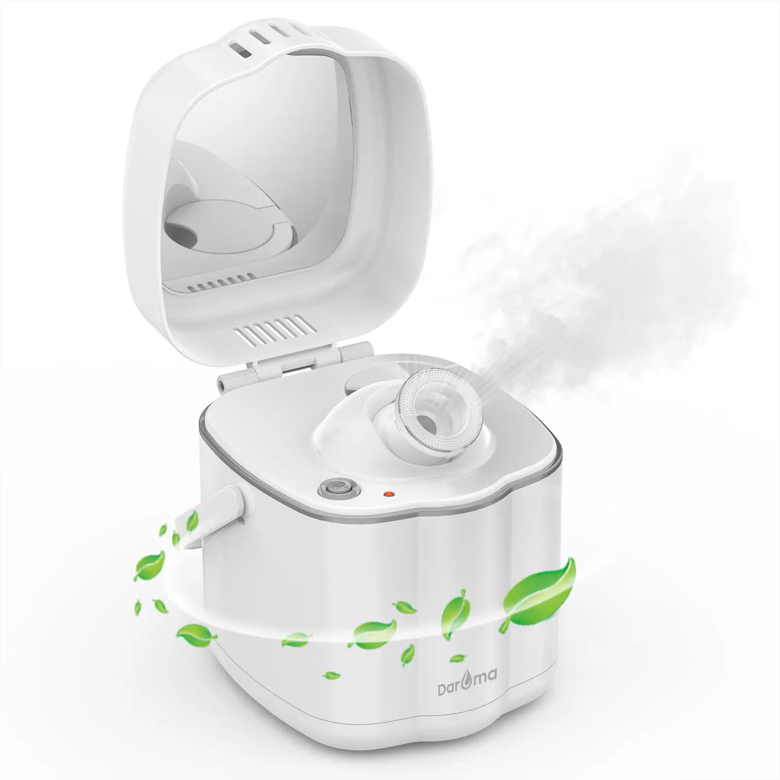 DAROMA Nano Ionic Facial Steamer for Deep Cleansing & Hydration with Thermal Spray Technology, Adjustable Nozzle, and Skin Moisturizing Benefits Comfort
