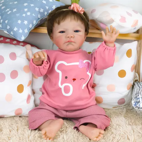 August Awake Soft Body Reborn Doll - 20in (50cm), 1.2kg Realistic Newborn Baby Doll, Unisex Role-Play Toy with Accessories, Gift for Kids Ages 3+, Realistic Newborn Doll