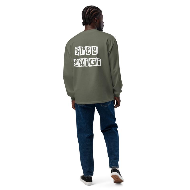 Free Luigi - Premium Long Sleeve Cotton Tee (Unisex)