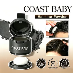 Hairline Shadow Powder Natural Hairline Filler Waterproof Sweat-proof Long-lasting No Smudge Beginner-friendly Hair Powder