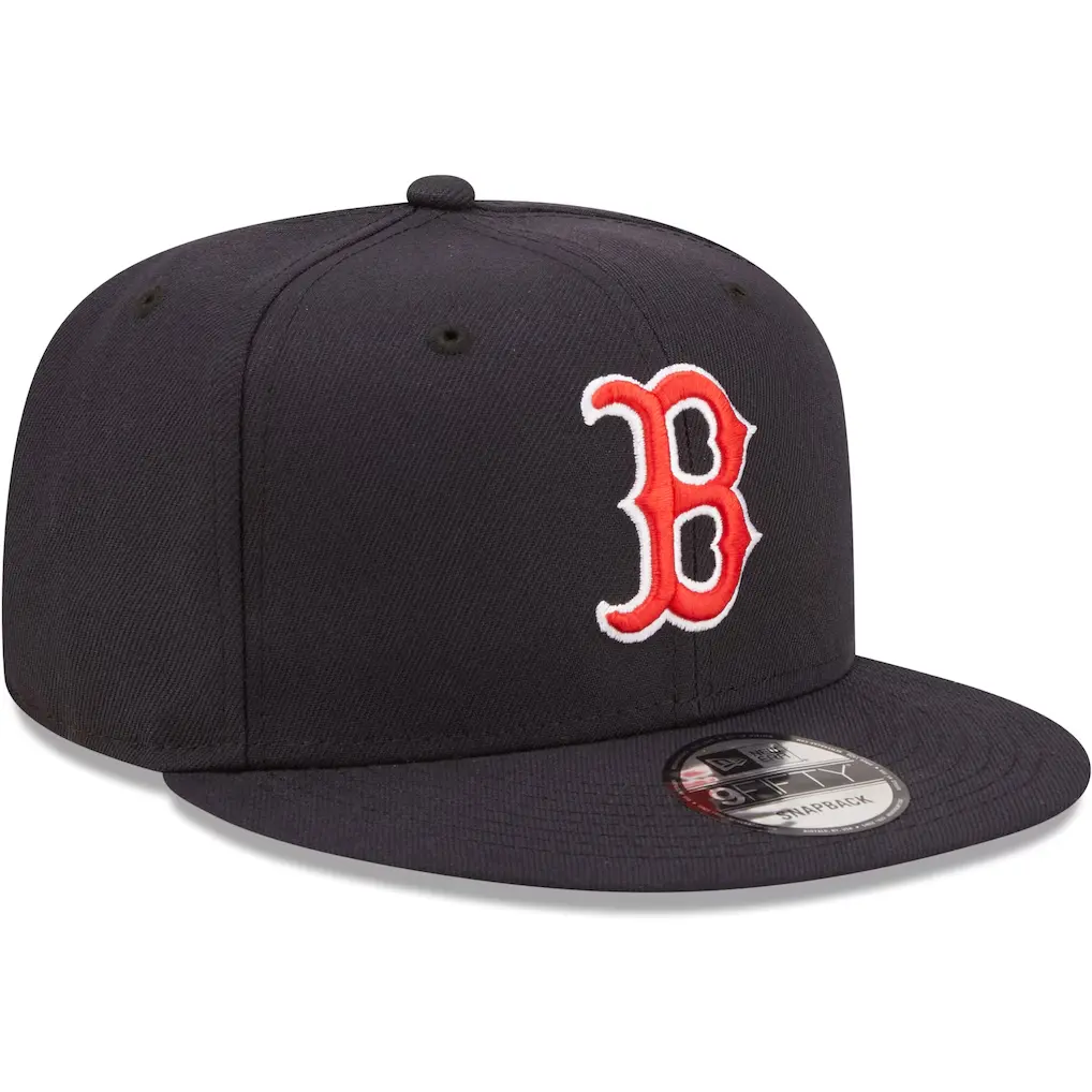 Men's Boston Red Sox New Era Navy Primary Logo 9FIFTY Snapback Hat