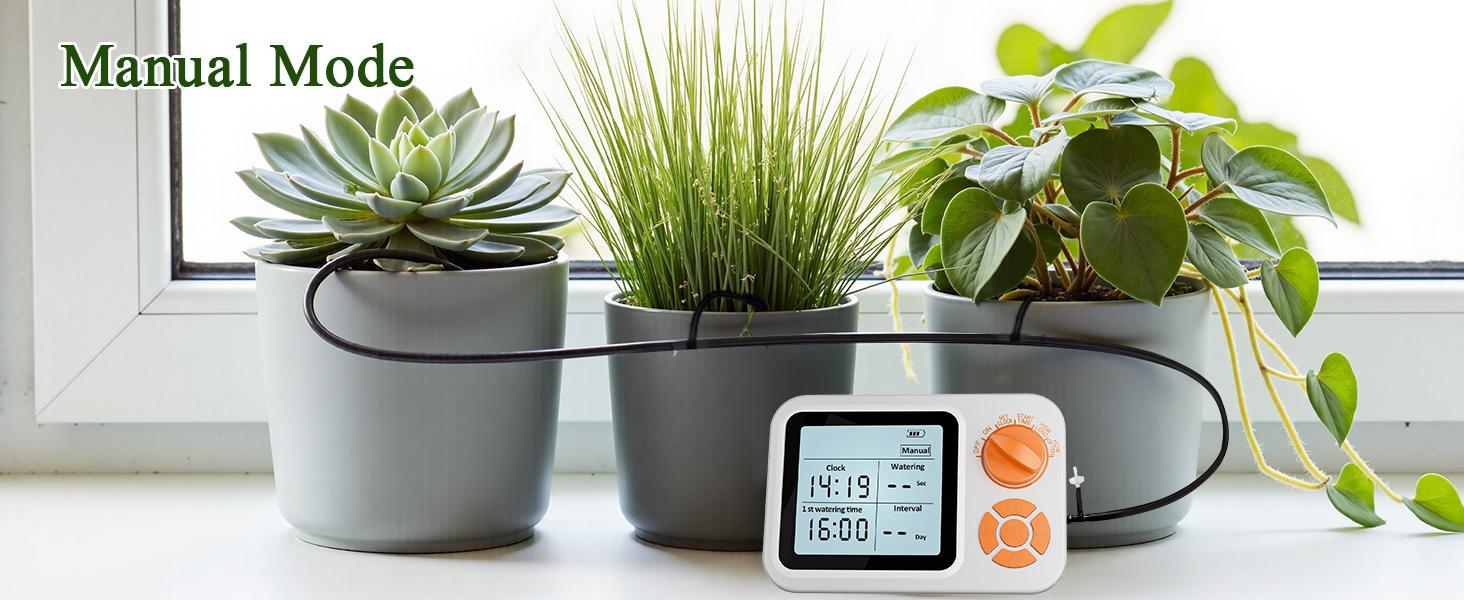 Automatic Plant Waterer Indoor, Auto Watering System for 15 Potted Plants with Programmable Timer, Smart Soil Moisture Sensor, Self Watering Plants Devices for While Away, Vacation Automatic Plant Waterer Indoor, Auto Watering System for 15 Potted Plants with Programmable Timer, Smart Soil Moisture Sensor, Self Watering Plants Devices for While Away, Vacation