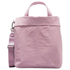 Lululemon On My Level 19L Classic Casual Solid Recycled Polyester Shoulder Tote Bag For Women In Rose Blush
