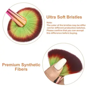 Super Large Mineral Powder Brush, Bronzer Kabuki Makeup Brush, Soft Fluffy Foundation Brush, Professional Powder Brush and Blush Brush for Daily Makeup (color-2 Pcs)