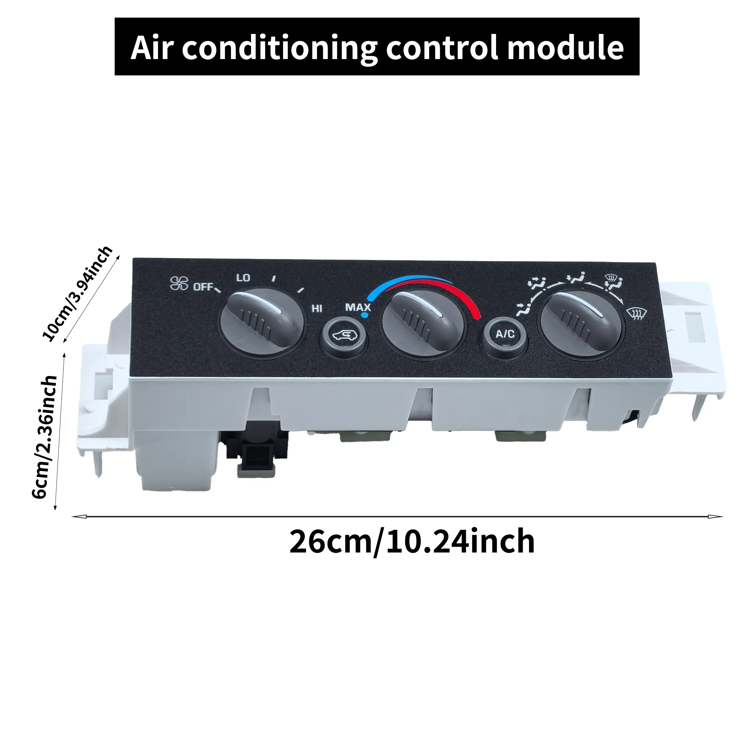Hvac Air Conditioning Blower Motor Control Switch Dorman 599007/599-007, Fits 1995-2002 Chevrolet Suburban Gmc Yukon Xl Cadillac Escalade