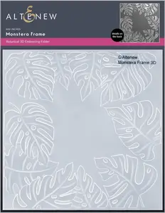 Monstera Frame 3D Embossing Folder