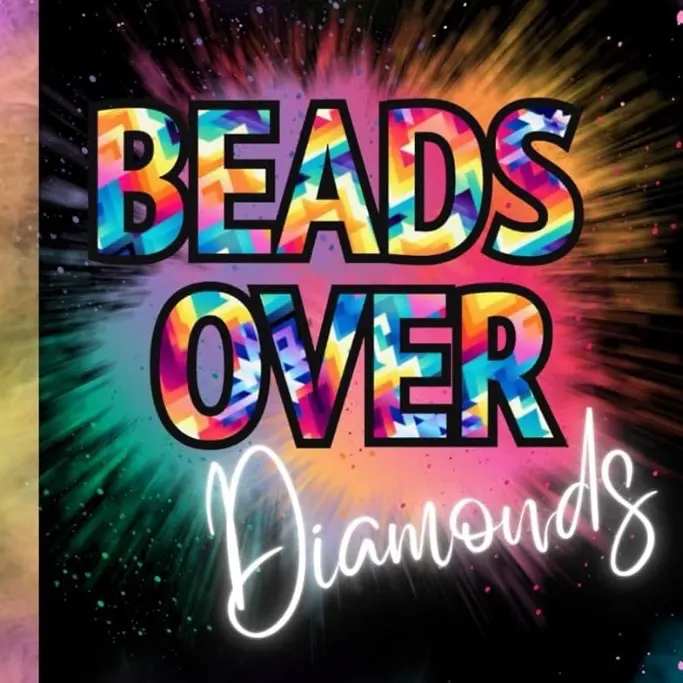 Nomad Bliss: Beads Over Diamonds Beading template Notebook