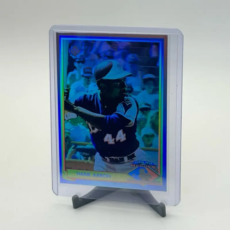 Upper Deck 1991 Hank Aaron HH1 Hologram Heroes of Baseball Legend Series  Collectible Card - TikTok Shop